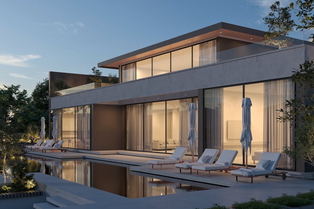 Custom luxury home exterior